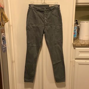 Olive green long pants, brand new!